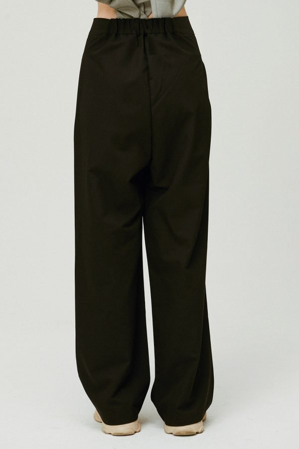 Wrap Front Wide Leg Pants