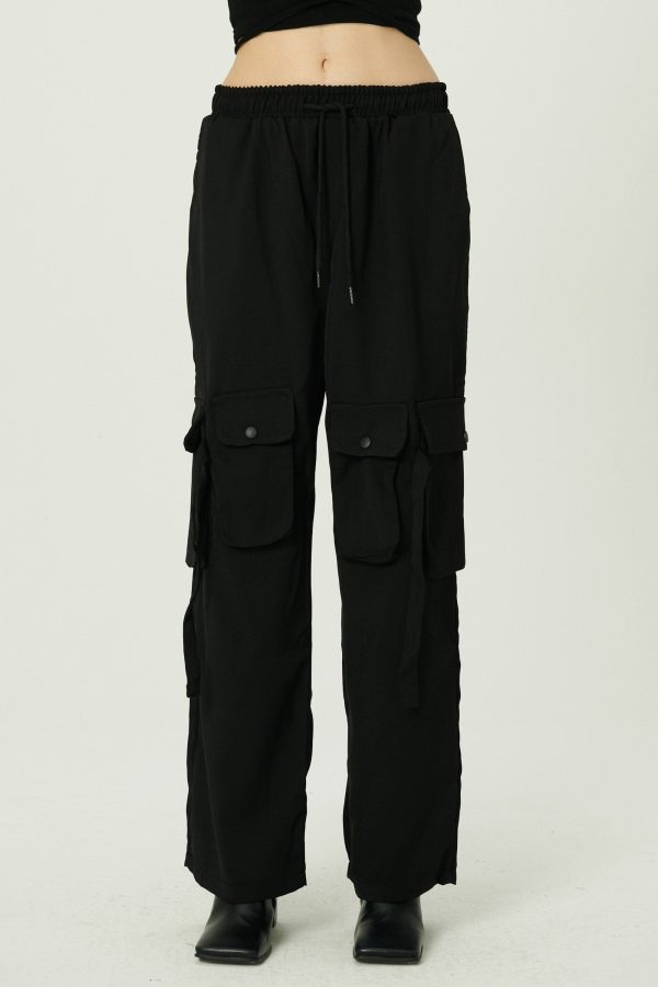 Drawstring Utility Cargo Pants