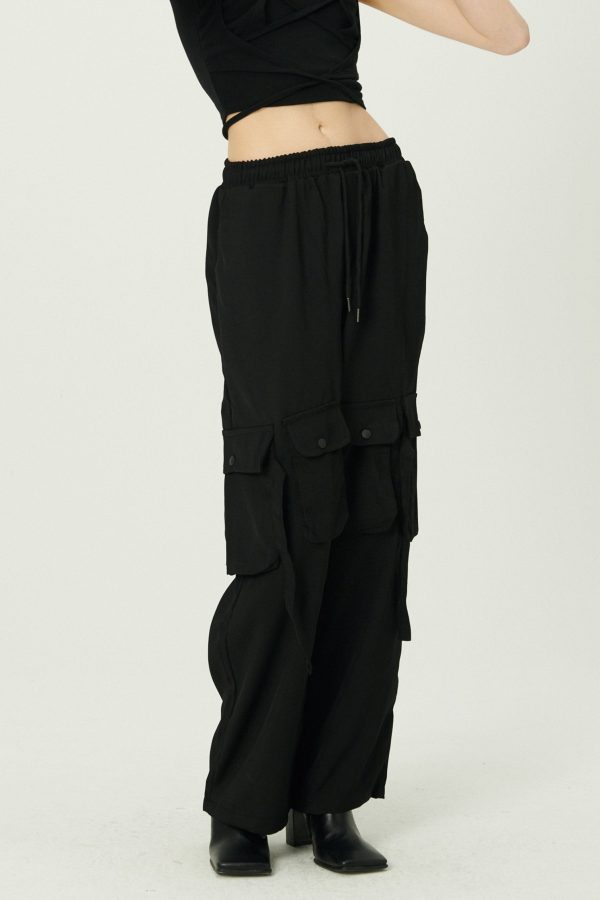 Drawstring Utility Cargo Pants