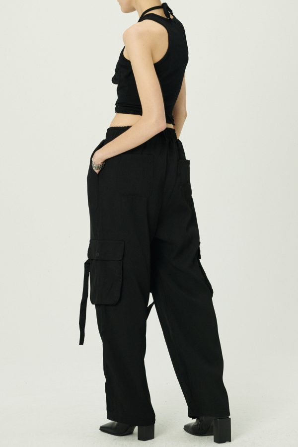 Drawstring Utility Cargo Pants