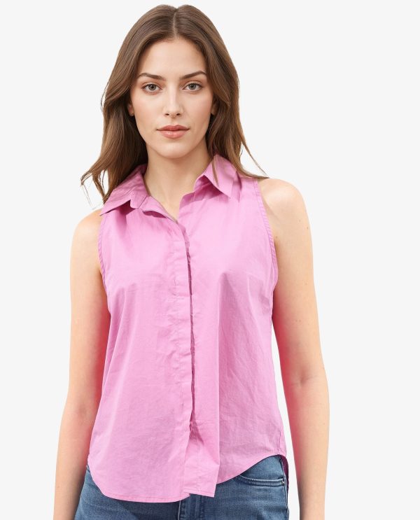 Collared Neck Button Closure Solid Regular Fit Top