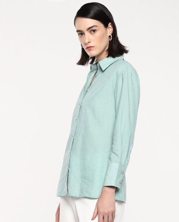 Green Plain Shirt