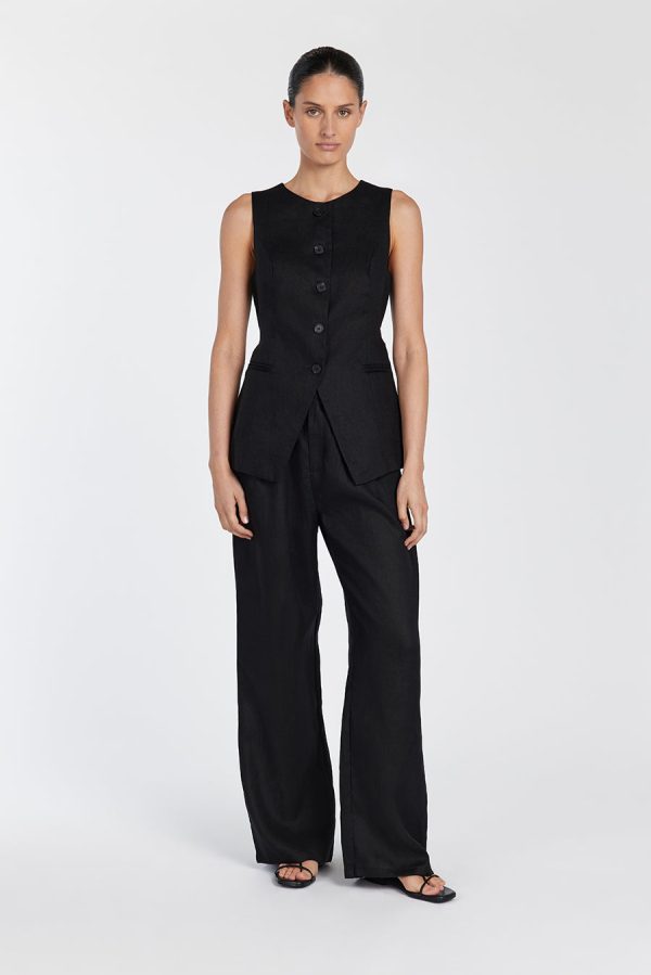 Black Linen Pants