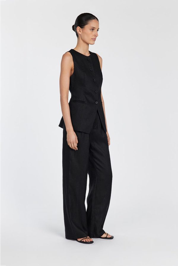 Black Linen Pants