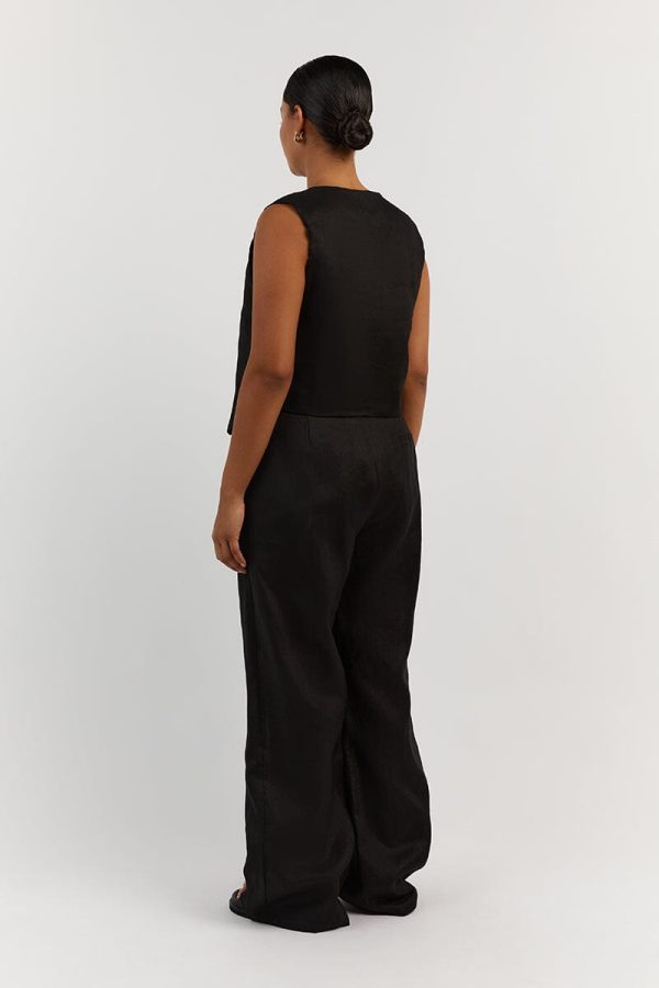 Black Linen Pants