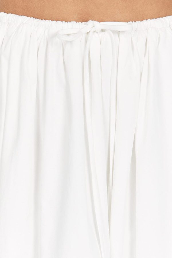 White Midi Skirt