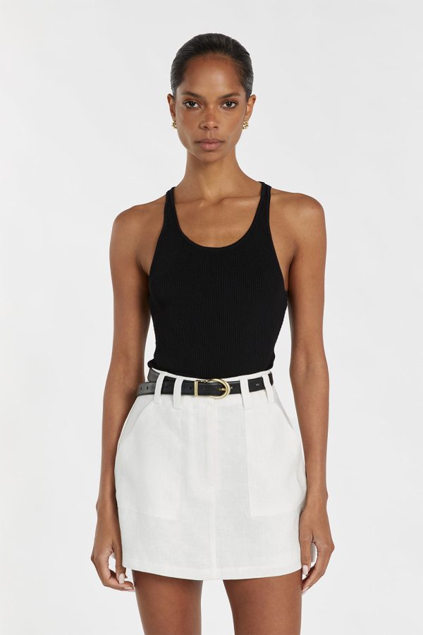 Off-White Linen Skort