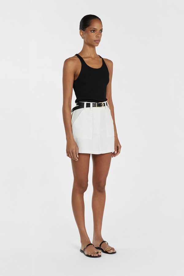 Off-White Linen Skort