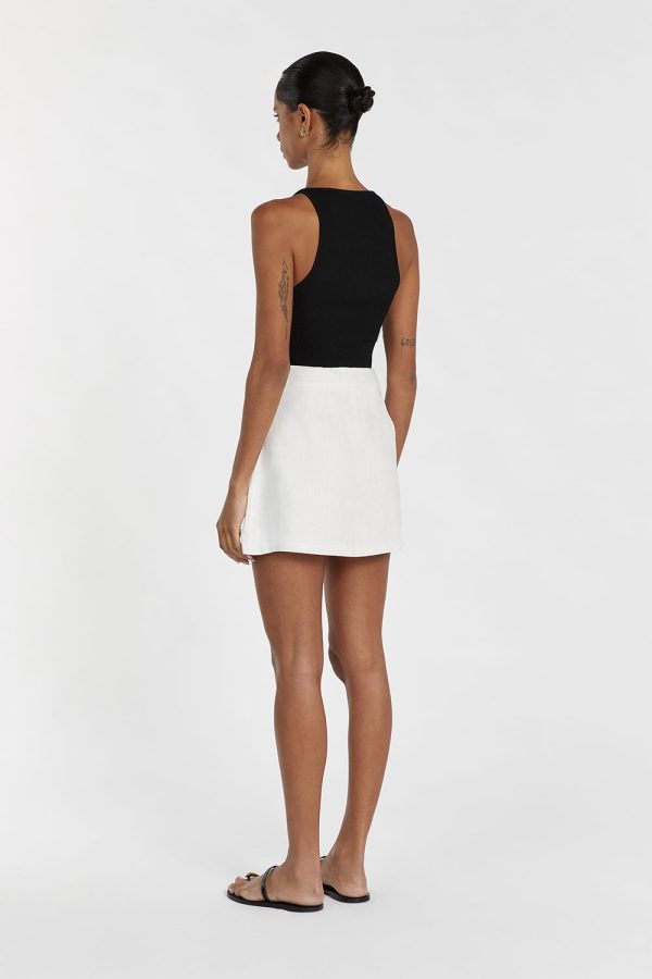 Off-White Linen Skort