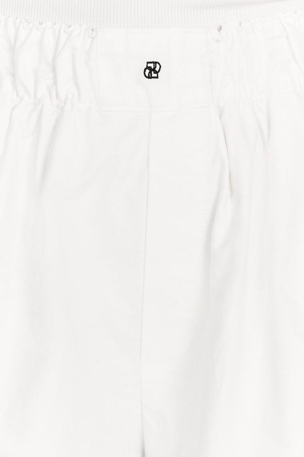 White Cotton Short