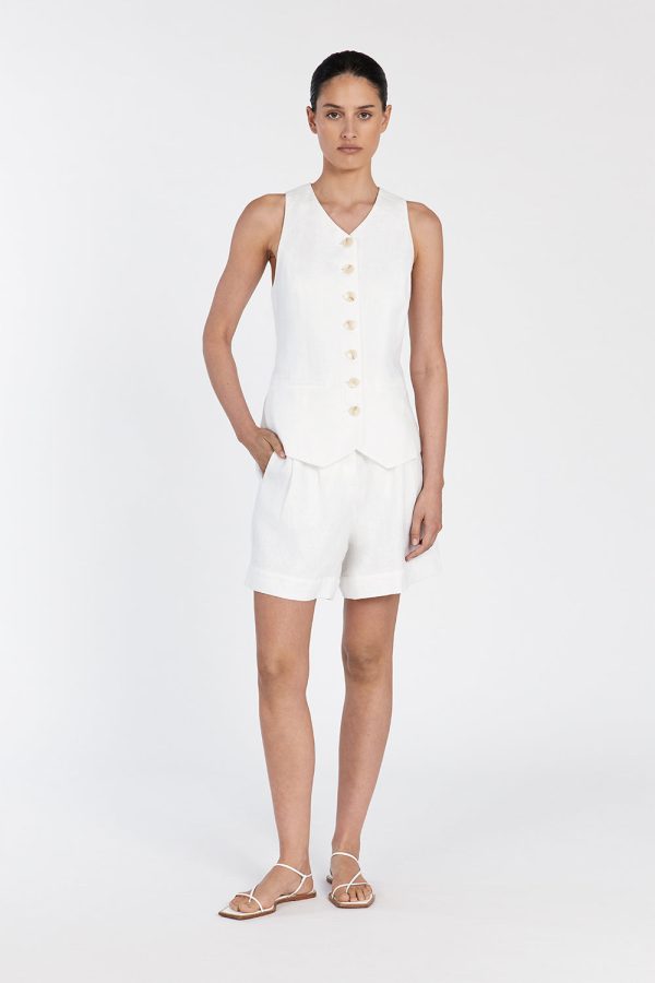 White Linen Short