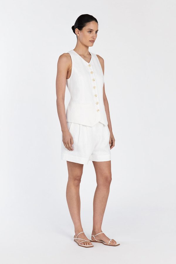 White Linen Short