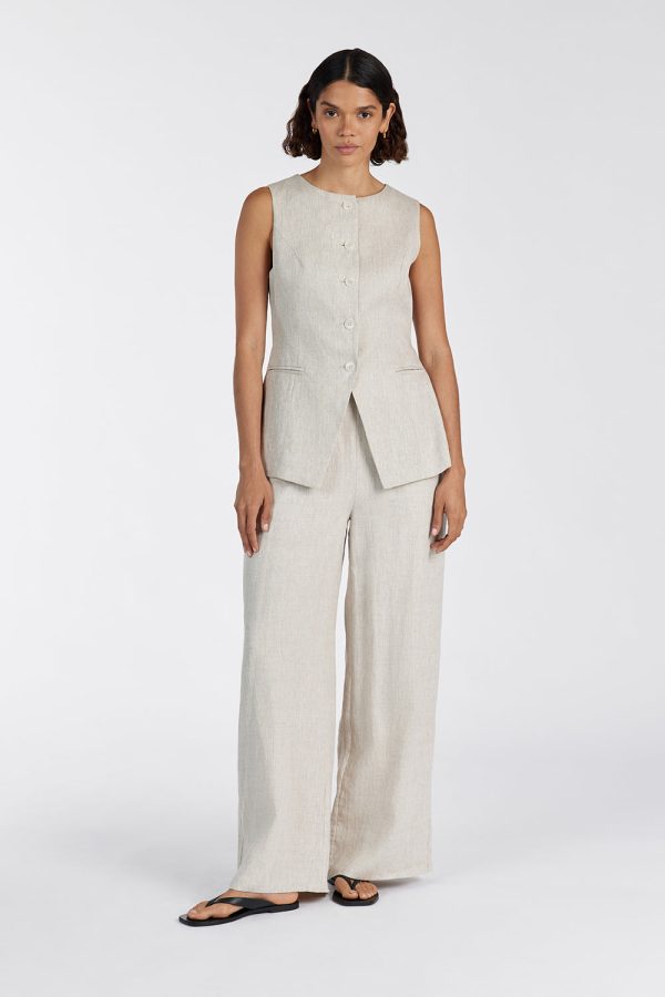 Linen Waist Pants