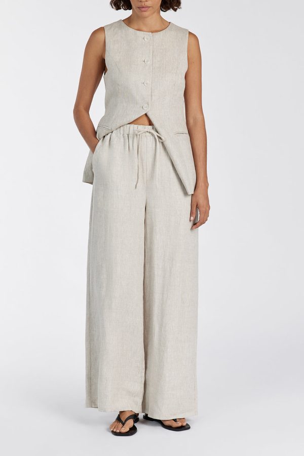 Linen Waist Pants