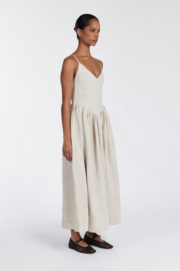 Linen Midi Dress