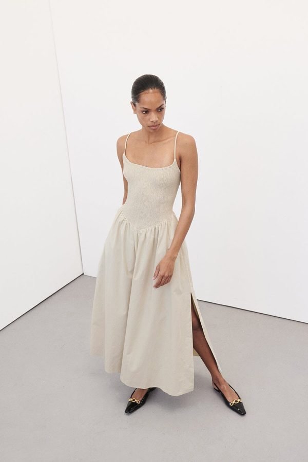 Cotton Midi Dress
