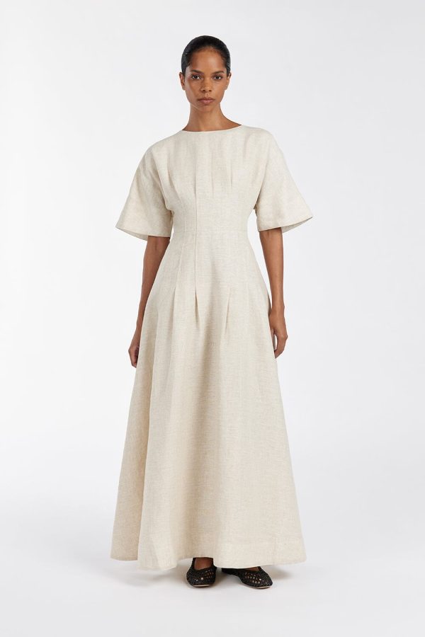 Boatneck Midi Dress