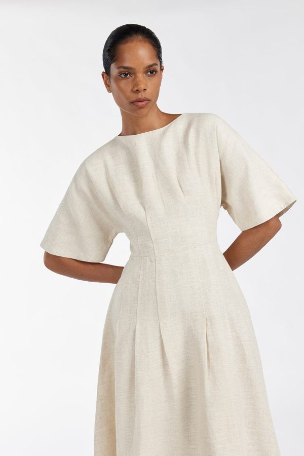 Boatneck Midi Dress