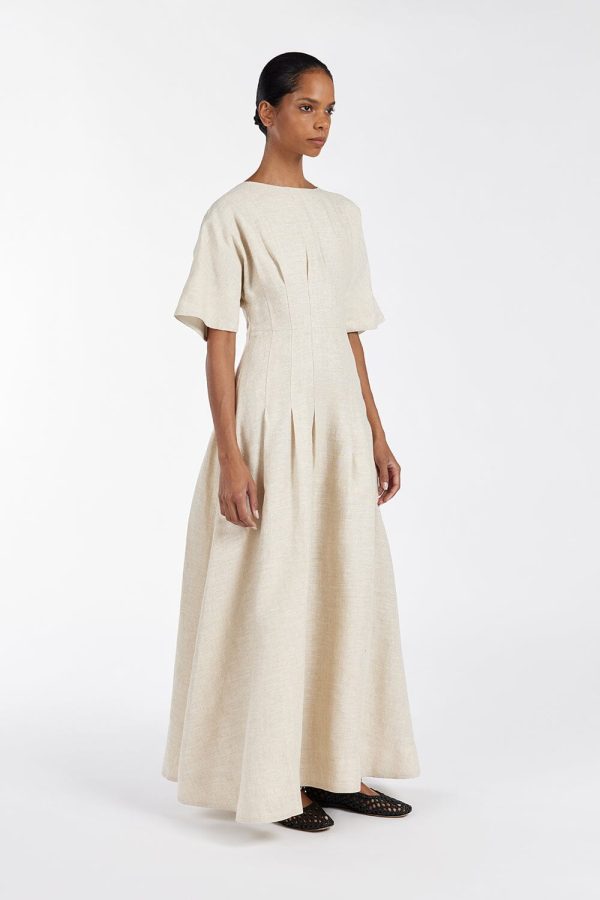 Boatneck Midi Dress