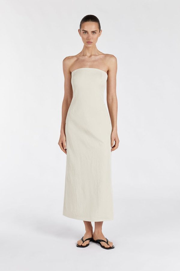 Strapless Midi Dress