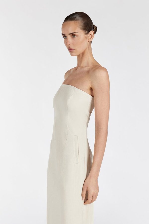 Strapless Midi Dress