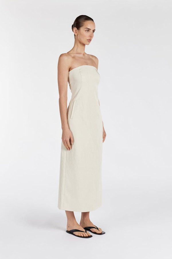 Strapless Midi Dress