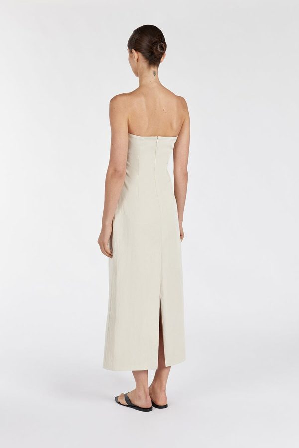 Strapless Midi Dress