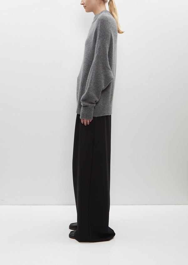 Trixie Round Neck Sweater — Grey