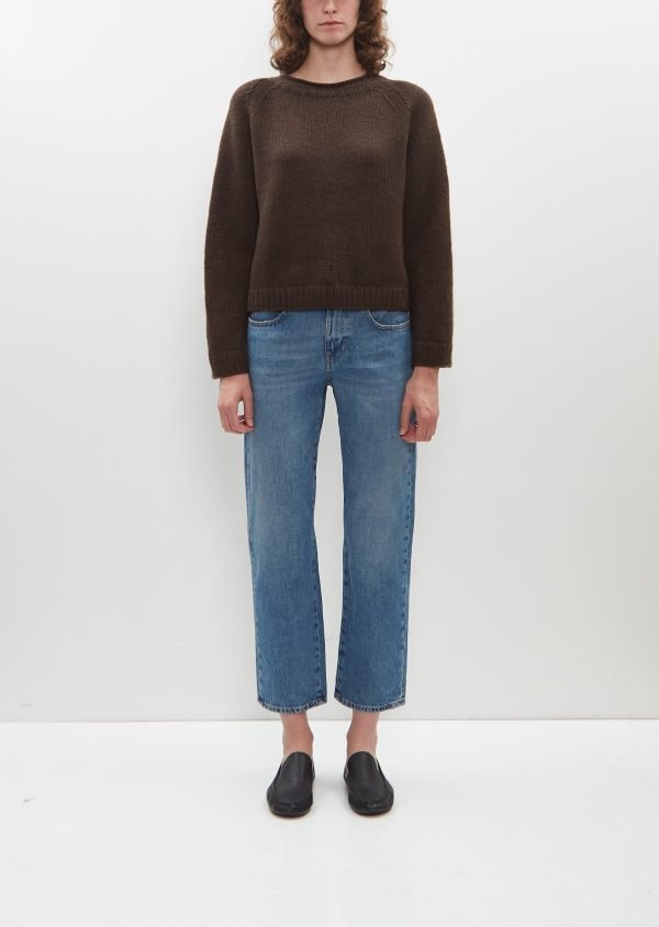 Hermione Cashmere Sweater — Chocolate