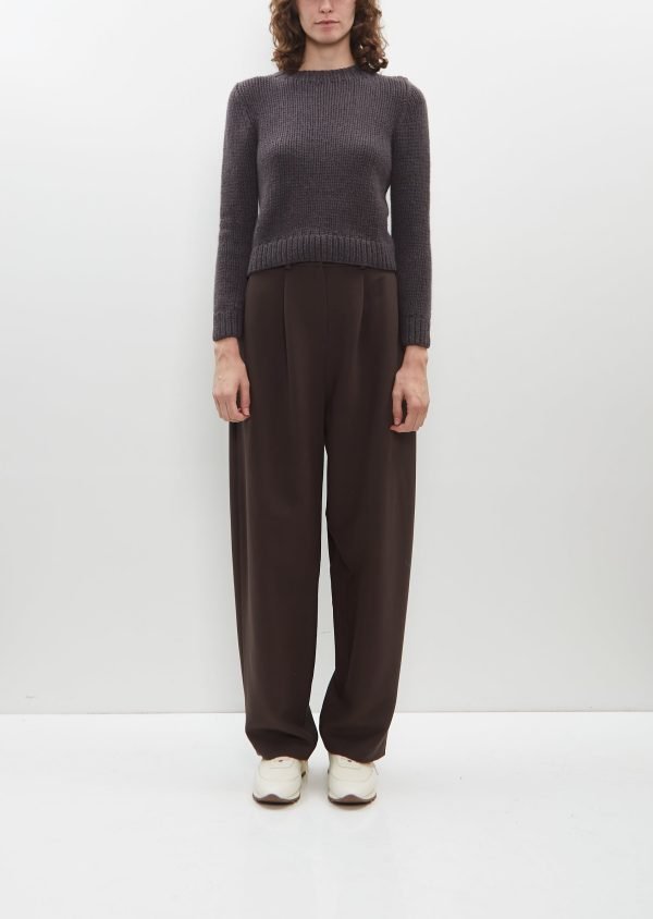 Zaza Cashmere Sweater — Dark Taupe