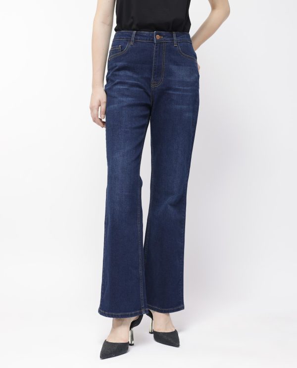 Dark Blue Cotton Jeans