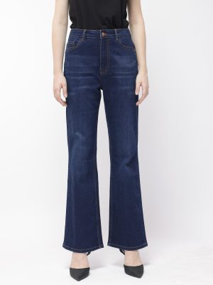 Dark Blue Cotton Jeans