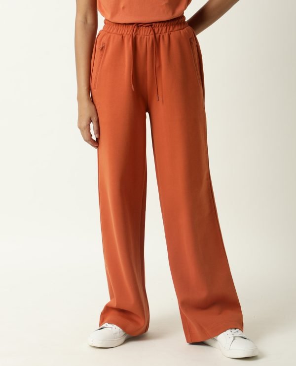 Mid Rise Ankle Length Track Pants