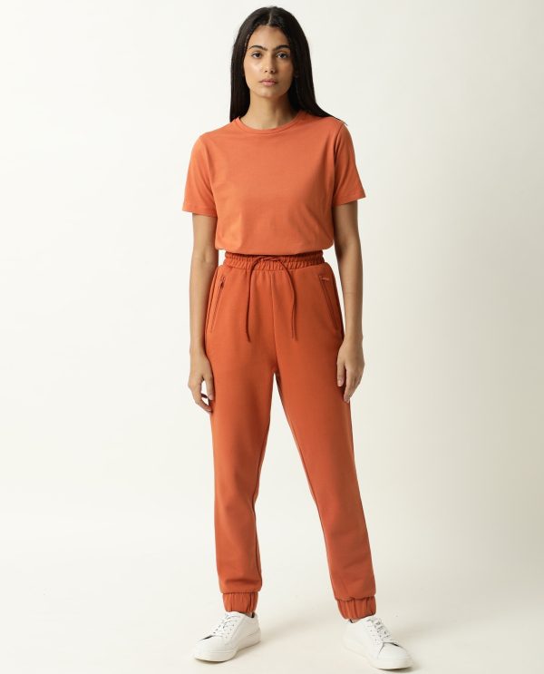 Mid Rise Ankle Length Track Pants