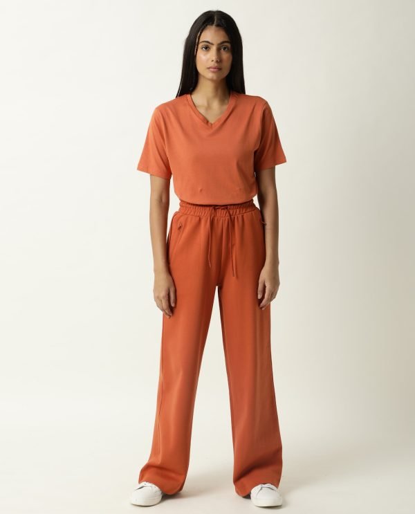 Mid Rise Ankle Length Track Pants