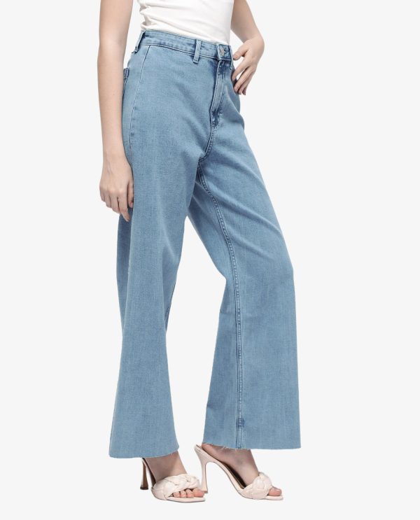 Light Blue Cotton Jeans