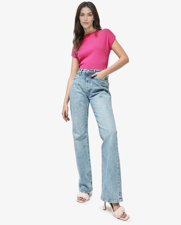 Blue Cotton Soft Jeans