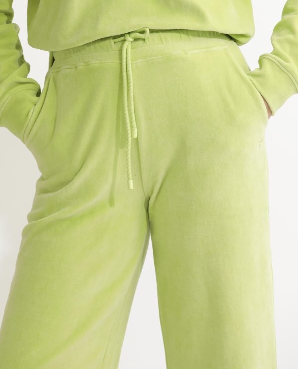 Flared Fit Plain Ankle Length Track Pants