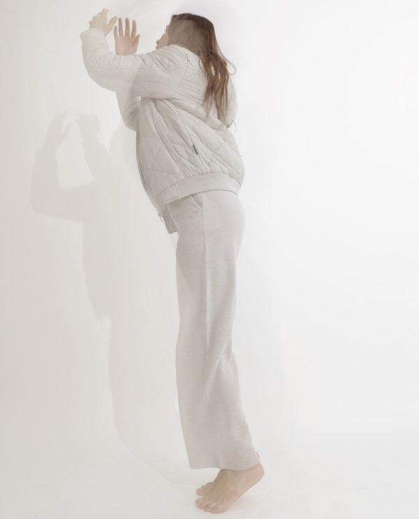 Flared Fit Plain Ankle Length Track Pants