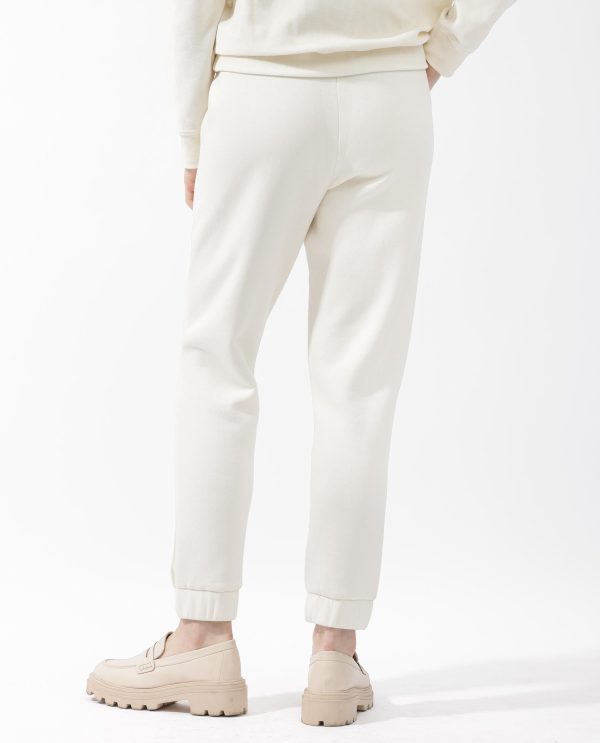 Beige Track Pants