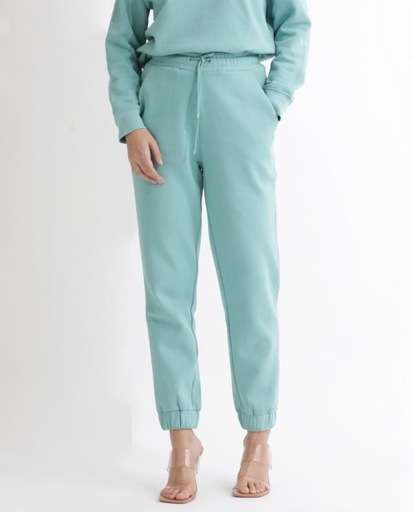 Regular Fit Plain Ankle Length Track Pants
