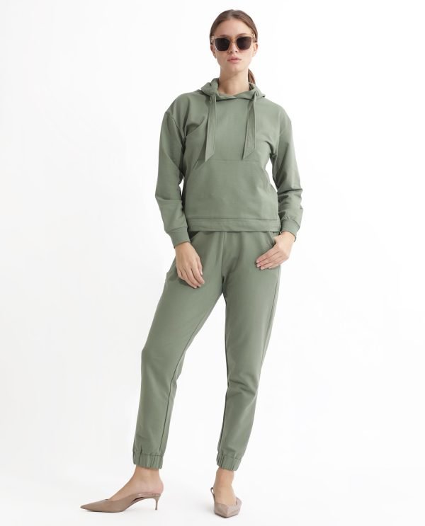 Mid Rise Ankle Length Track Pants