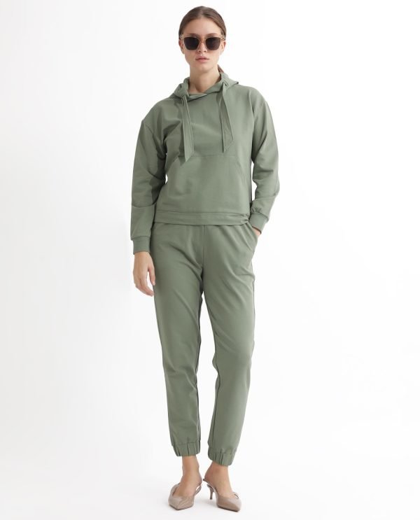 Mid Rise Ankle Length Track Pants
