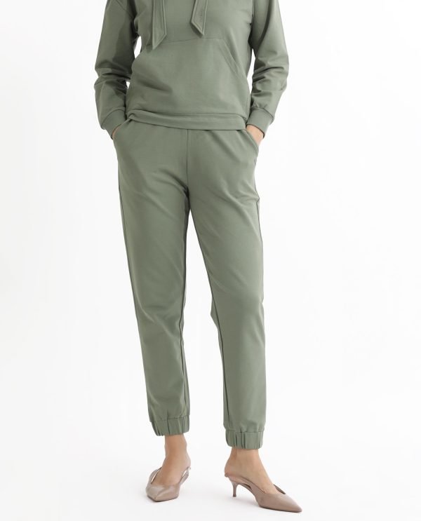 Mid Rise Ankle Length Track Pants