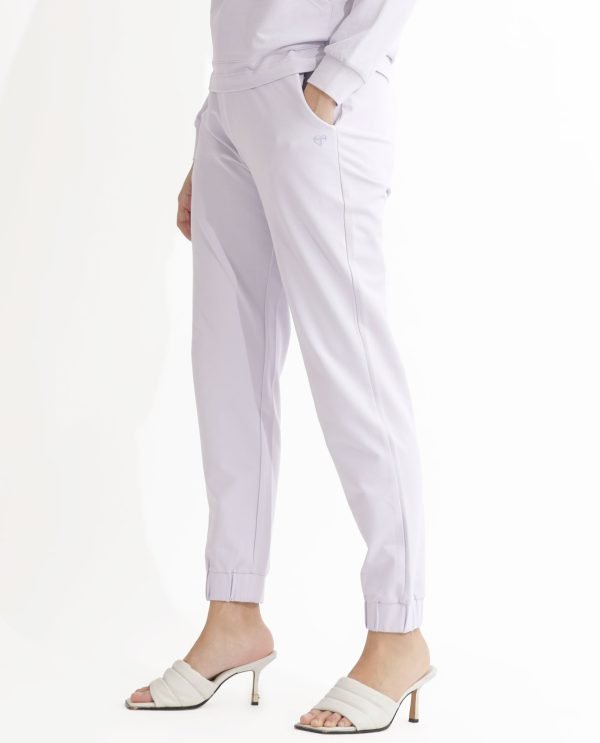 Regular Fit Plain Ankle Length Track Pants