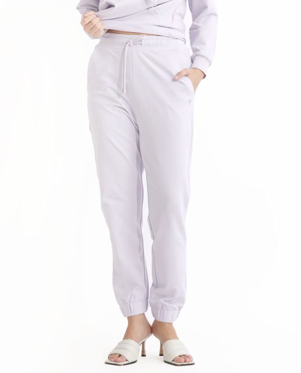 Regular Fit Plain Ankle Length Track Pants