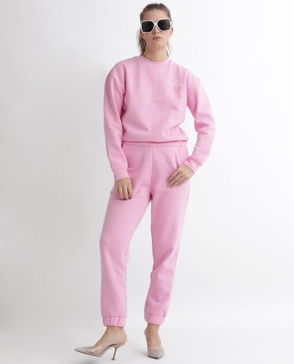 Regular Fit Solid Mid Rise Ankle Length Track Pants