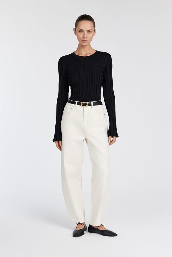Long-Sleeve Knit Top