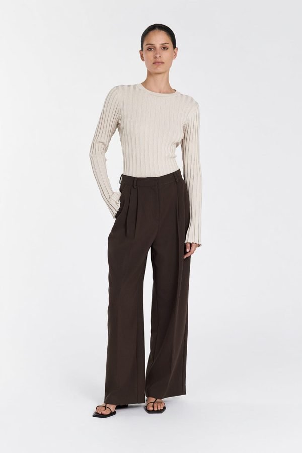 Long-Sleeve Knit Top