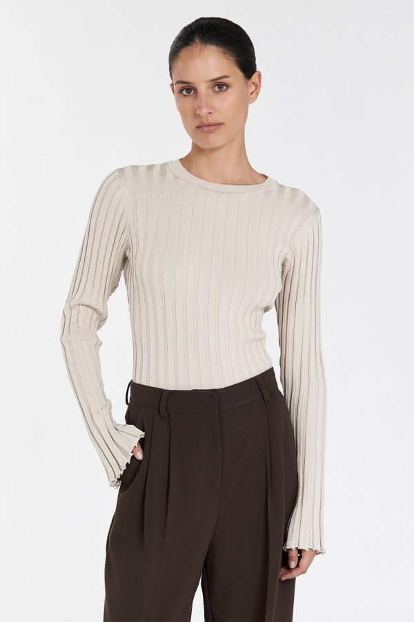 Long-Sleeve Knit Top